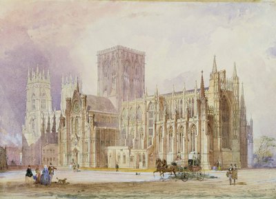 York Minster: utsikt mot sør av Frederick Mackenzie