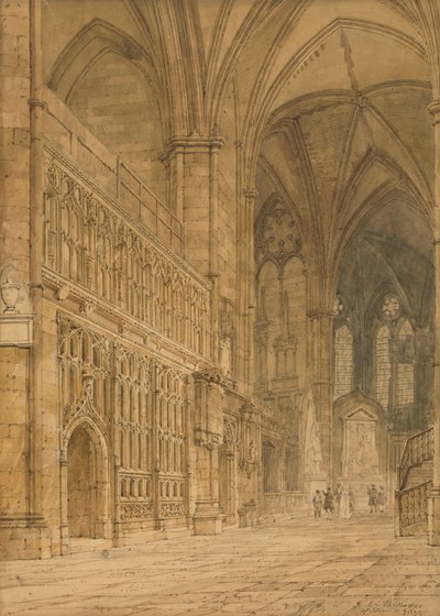Ambulatorisk, Westminster Abbey av Frederick Nash
