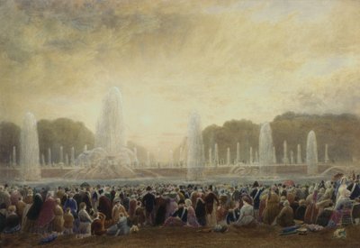 Fontenene i Versailles (wc) av Frederick Nash