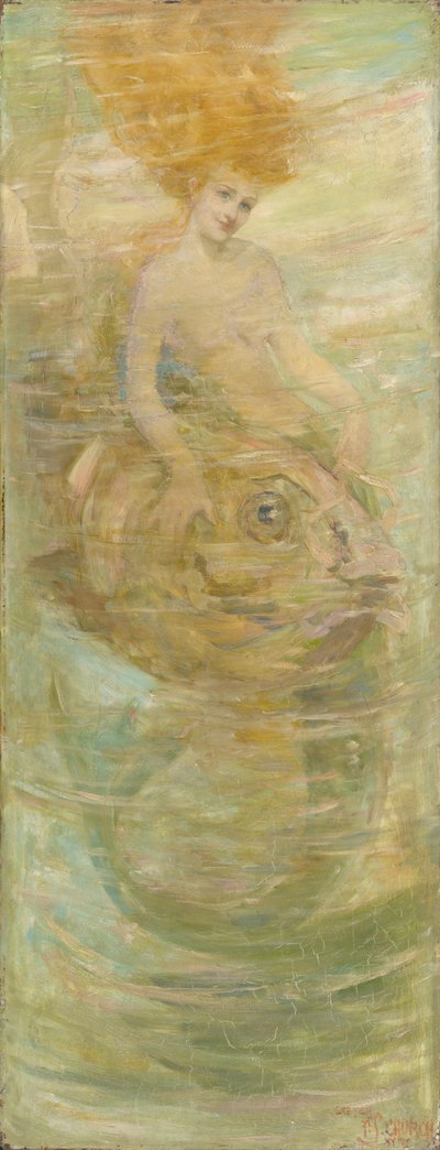 Havfrue, ca. 1889 (olje på lerret) av Frederick Stuart Church