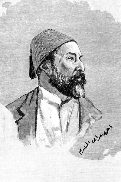 Ahmed Orabi Pasha , egyptisk general og opprører, 1900. av Frederick Villiers