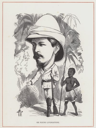 H M Stanley, han fant Livingstone av Frederick Waddy