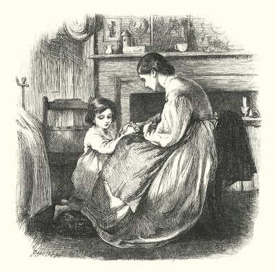 Et barn i bønn av Frederick Walker