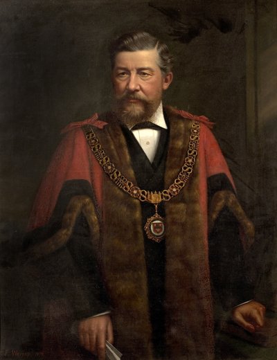 Alderman W.G. Ward, 1878 av Frederick Warsop