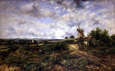 Utsikt over Hampstead Heath av Frederick Waters Watts