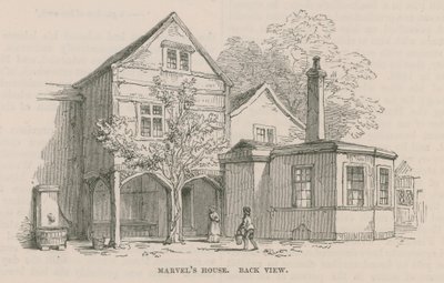 Andrew Marvels hus, Highgate av Frederick William Fairholt