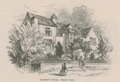 Andrew Marvels hus, Highgate, London av Frederick William Fairholt