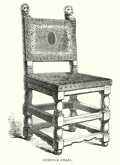 Rubens's Chair (gravering) av Frederick William Fairholt