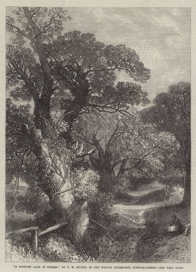 En Country Lane i Surrey av Frederick William Hulme