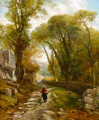 A Woodland Walk, 1872 av Frederick William Hulme