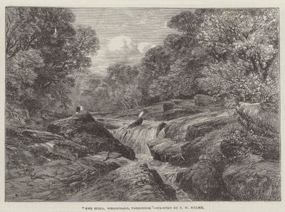 The Strid, Wharfdale, Yorkshire av Frederick William Hulme