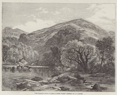 The Tranquil Hour, en scene i Nord-Wales av Frederick William Hulme
