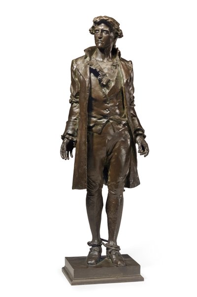 Nathan Hale av Frederick William MacMonnies