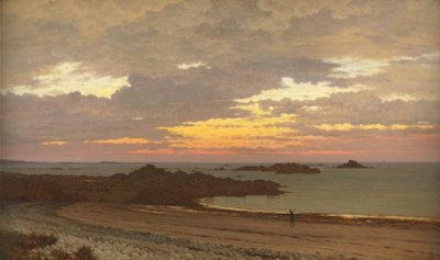 Kveld på kysten, 1887 av Frederick William Meyer