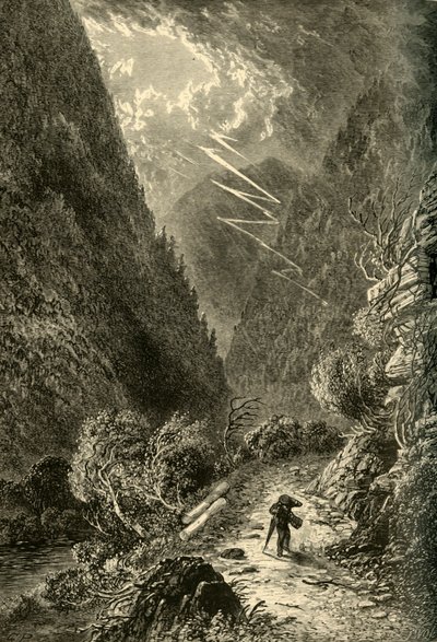 'Sinking Run, Above Tyrone', 1874. av Frederick William Quartley