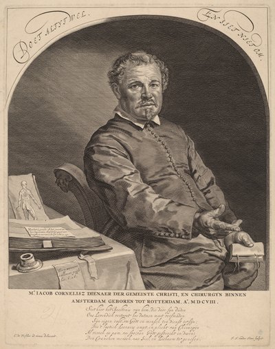 Jakob Cornelius av Frederik Hendrik van den Hove after Cornelis Visscher
