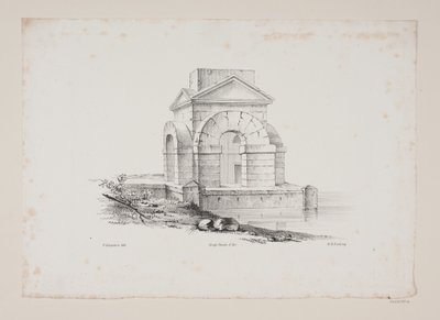 Arkitektonisk motiv av Frederik Schepelern