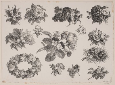 Blomstermotiver av Frederik Schepelern