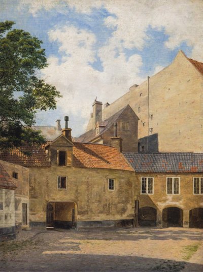 From the courtyard of Thotts Palais on Kongens Nytorv. av Frederik Vermehren