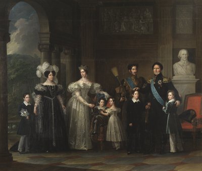 Bernadotte-familien (monarkiet i Sverige og Norge): Oscar I (1799-1859), Desiree Clary (1777-1860), Josephine de Leuchtenberg (1807-1867), Charles XV (1826-1872), Oscar II (1829-1907) , Charles XIV Jean (1763-1844), prins Gustave (1827-1852) og prins av Fredric Westin