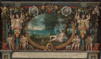 Nymfen av Fontainebleau. av French