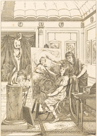 Anacreon Mimic: The Iris Portrait av French 18th Century
