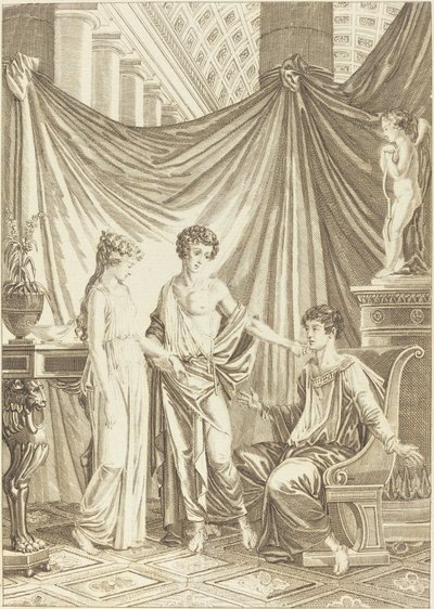 De to vennene av French 18th Century