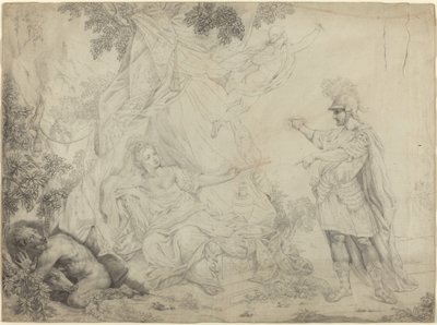Circe og Ulysses av French 19th Century