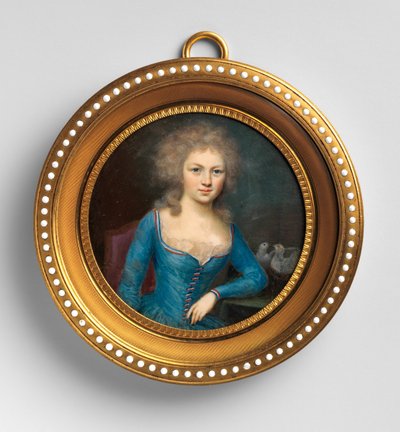 Portrett av en kvinne. av French Painter