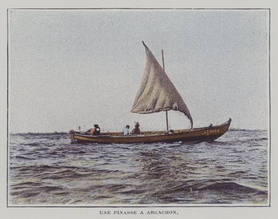 En pinnace ved Arcachon, Frankrike (fargebilde) av French Photographer