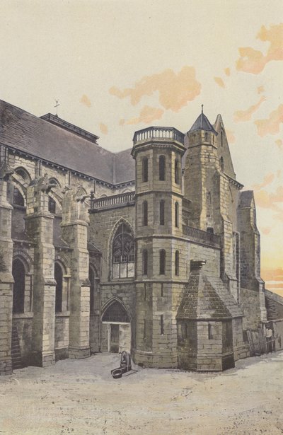 Aigueperse, Eglise, Fasade S av French Photographer