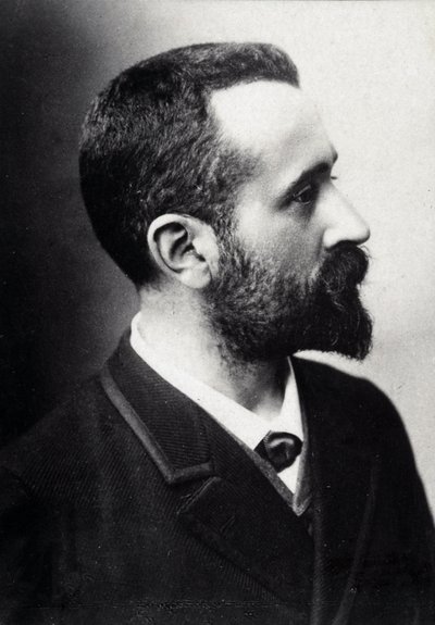 Alphonse Bertillon (1853-1914), fransk lærd, skaper av antropometri. av French Photographer