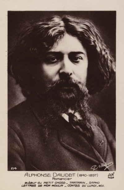 Alphonse Daudet (1840-1897), fransk forfatter av French Photographer