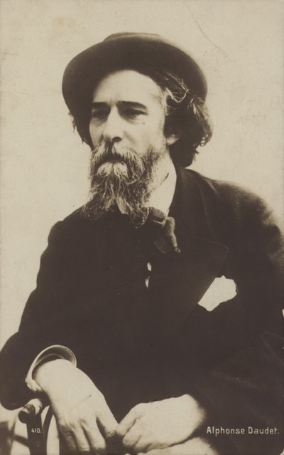 Alphonse Daudet (1840-1897), fransk forfatter av French Photographer