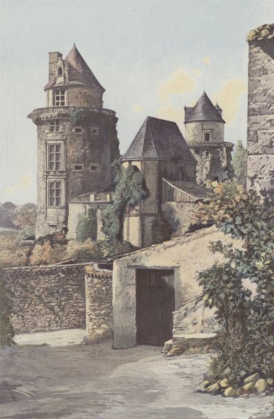 Apremont, Chateau, Corner Tower og Chapel av French Photographer