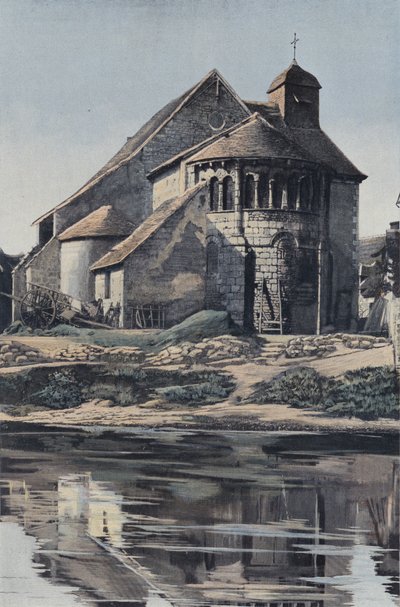 Ardentes, kirke, Cote S av French Photographer
