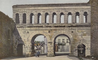 Autun, Porte Saint-Andre, Sammen av French Photographer
