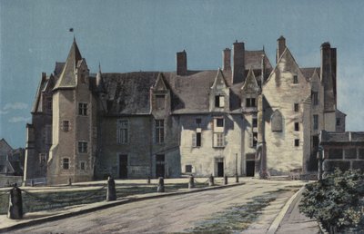 Bauge, Chateau (Rådhuset og Gendarmeriet), Sammen på torget av French Photographer