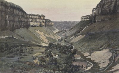 Baume-les-Messieurs, Dalen og landsbyen av French Photographer