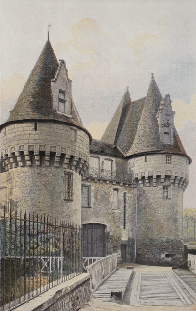 Bazouges, slottets tårn av French Photographer