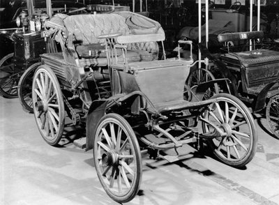 Benz bil, 1898 av French Photographer