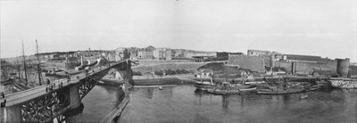 Brest - The Turning Bridge and the Military Port (s/hv-bilde) av French Photographer