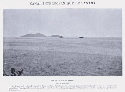 Canal Interoceanico De Panama (s/hvitt bilde) av French Photographer