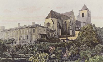 Celles-sur-Belle, kirke og tidligere kloster, Ensemble N av French Photographer