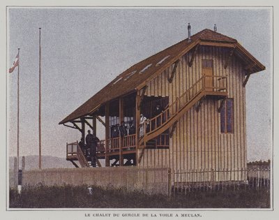 Chalet til Meulan Sailing Club, Paris (fargebilde) av French Photographer