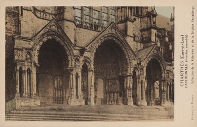 Chartres, Eure-Et-Loir, katedral, veranda sammen av French Photographer
