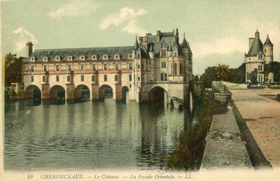 Chenonceaux, Chateau, den østlige fasaden av French Photographer