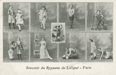 Sirkustroppen (s/hvitt bilde) av French Photographer