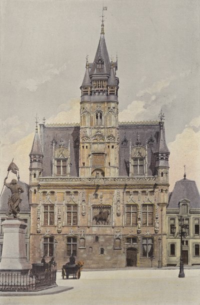 Compiegne, Rådhuset av French Photographer
