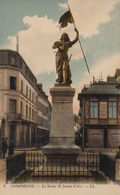 Compiegne, staten Jeanne d'Arc av French Photographer